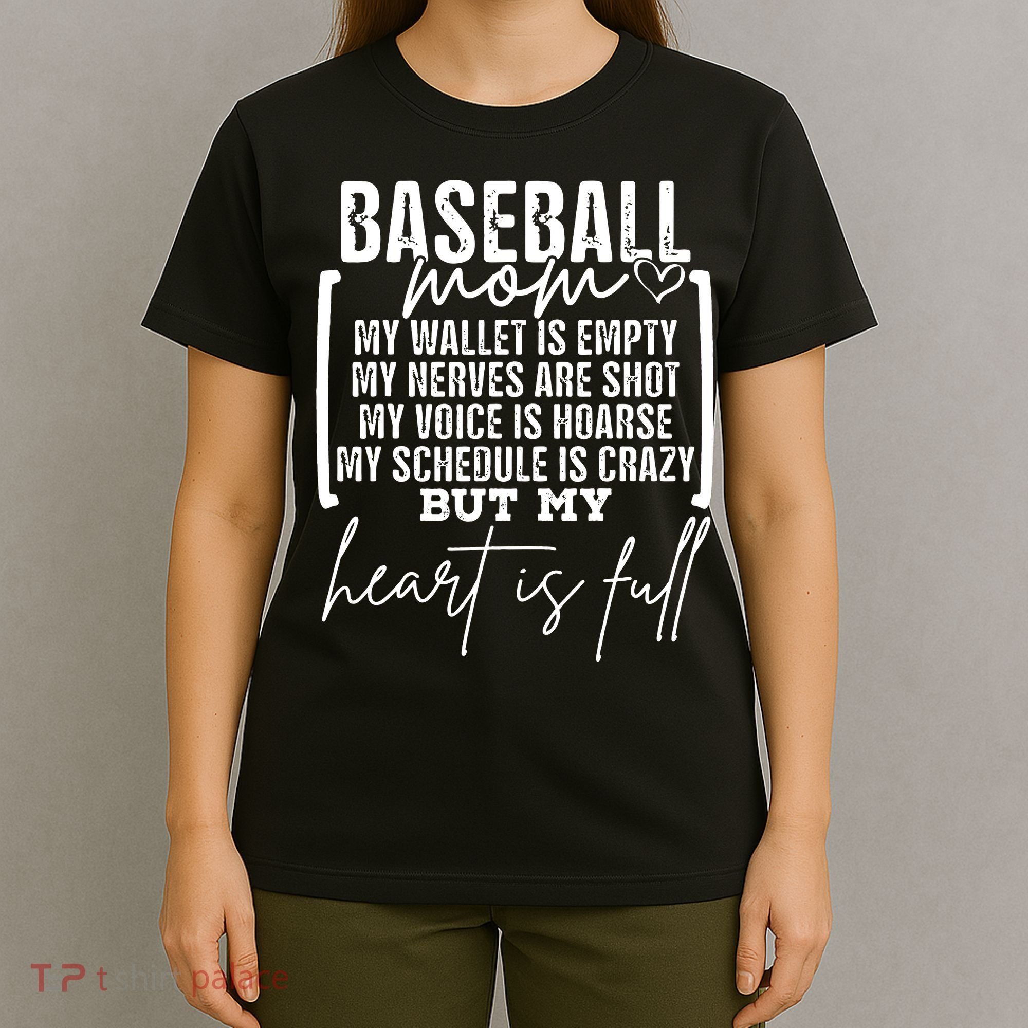 Baseball Mom My Wallet Is Empty My Nerves Are Shot T-Shirt