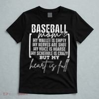 Baseball Mom My Wallet Is Empty My Nerves Are Shot T-Shirt thumb 5
