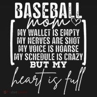 Baseball Mom My Wallet Is Empty My Nerves Are Shot Coaster thumb 2