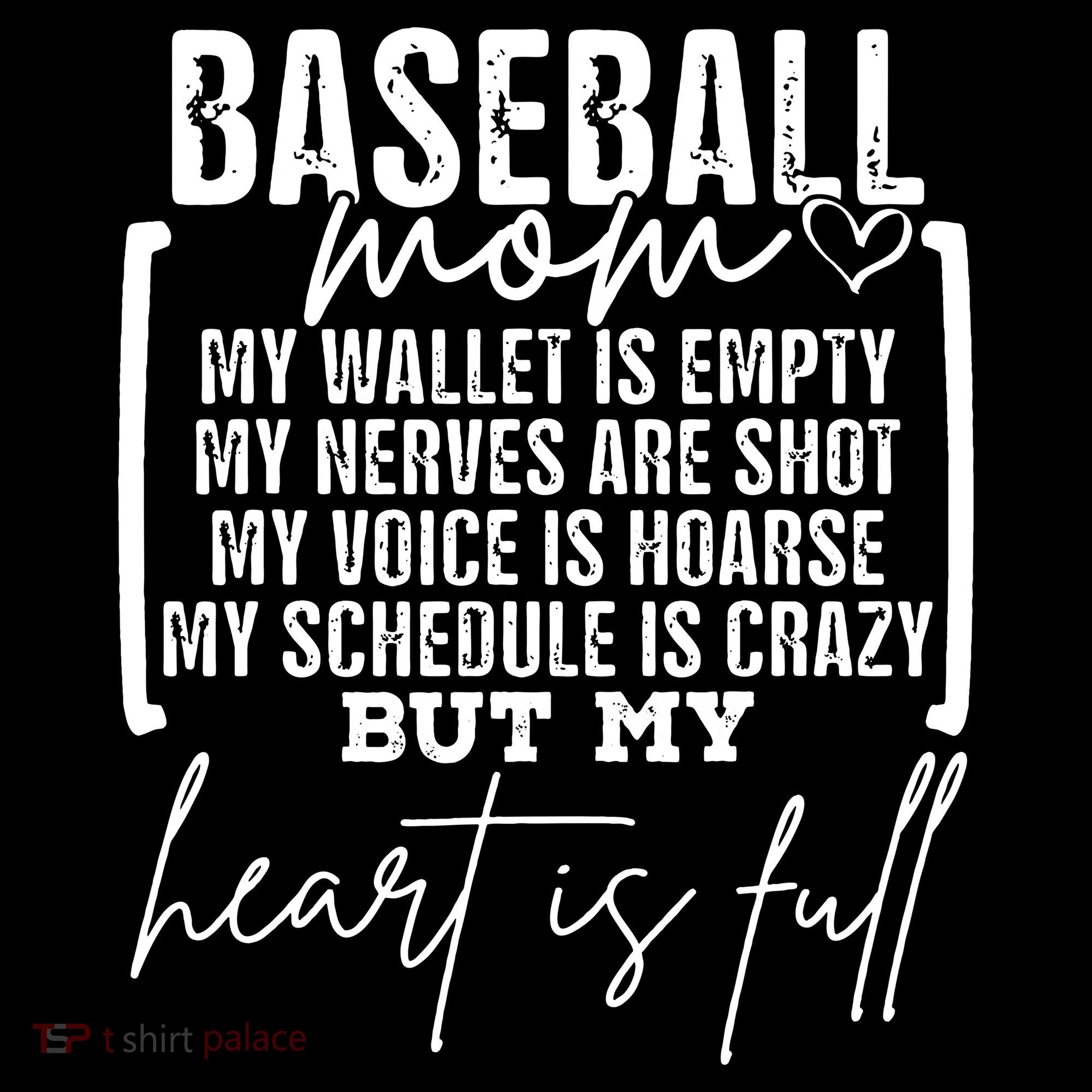 Baseball Mom My Wallet Is Empty My Nerves Are Shot Women's Tank Top