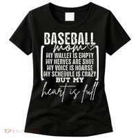 Baseball Mom My Wallet Is Empty My Nerves Are Shot Women's T-Shirt thumb 0