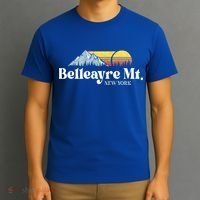 Belleayre Mountain New York Ski Slope Lift Snowboard Hiking Cool Gift T-Shirt thumb 3