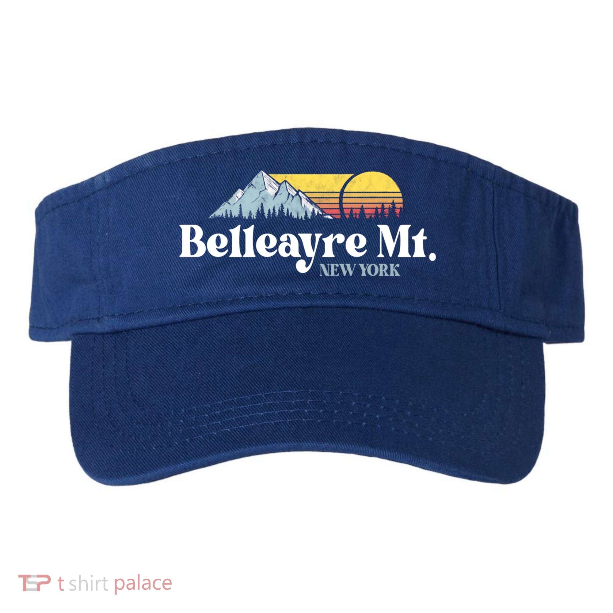 Belleayre Mountain New York Ski Slope Lift Snowboard Hiking Cool Gift Visor