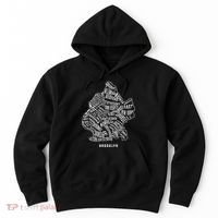 Brooklyn Map Nyc Souvenir Jersey Hoodie thumb 0