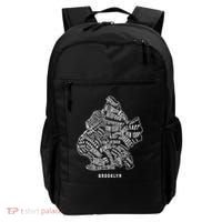 Brooklyn Map Nyc Souvenir Jersey Backpack thumb 0