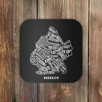 Brooklyn Map Nyc Souvenir Jersey Coaster thumb 0