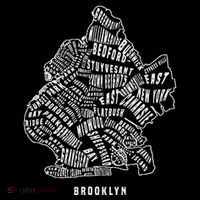 Brooklyn Map Nyc Souvenir Jersey Women's Hoodie thumb 2