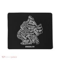 Brooklyn Map Nyc Souvenir Jersey Mousepad thumb 0