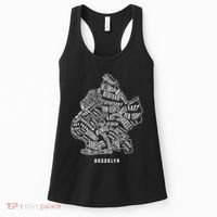 Brooklyn Map Nyc Souvenir Jersey Women's Tank Top thumb 0