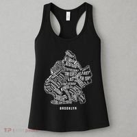 Brooklyn Map Nyc Souvenir Jersey Women's Tank Top thumb 3
