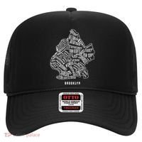 Brooklyn Map Nyc Souvenir Jersey Hat thumb 0