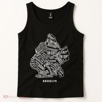 Brooklyn Map Nyc Souvenir Jersey Tank Top thumb 2