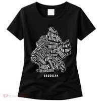 Brooklyn Map Nyc Souvenir Jersey Women's T-Shirt thumb 0