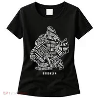 Brooklyn Map Nyc Souvenir Jersey Women's T-Shirt thumb 0