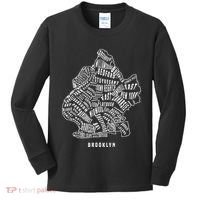 Brooklyn Map Nyc Souvenir Jersey Kids Long Sleeve Shirt thumb 0