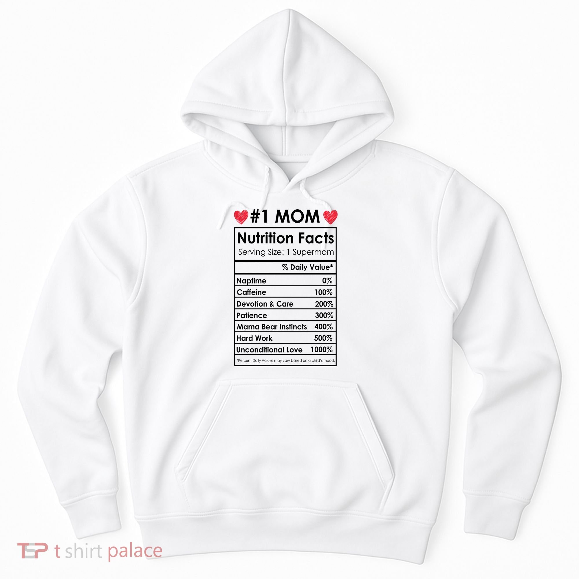 Best Mom Nutrition Facts Hoodie