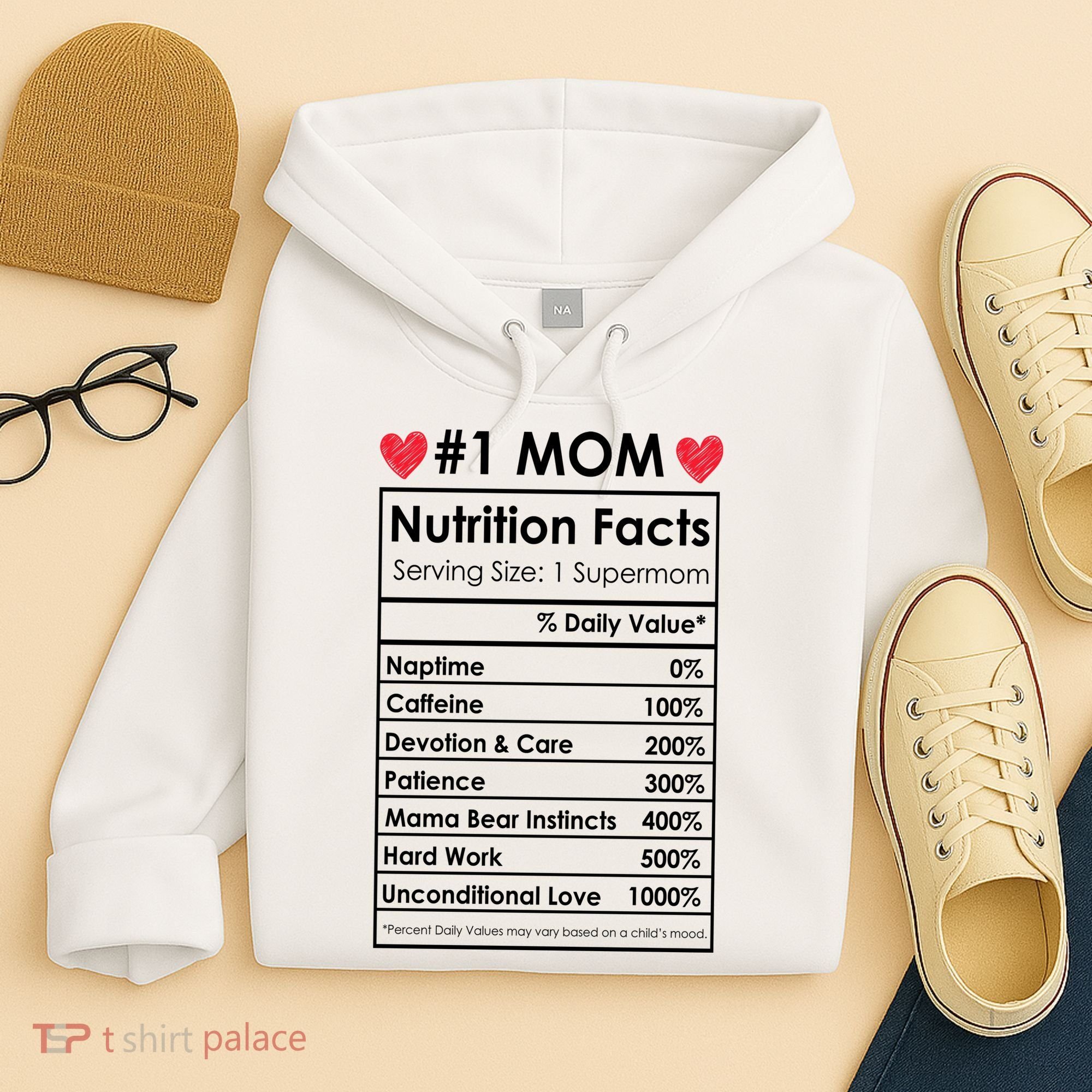 Best Mom Nutrition Facts Hoodie
