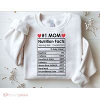 Best Mom Nutrition Facts Sweatshirt thumb 2