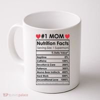 Best Mom Nutrition Facts Coffee Mug thumb 0