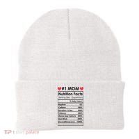 Best Mom Nutrition Facts Beanie thumb 0