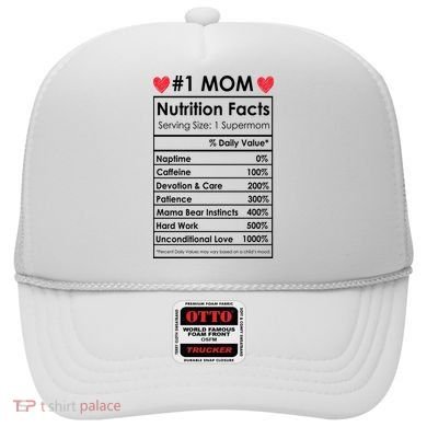 Best Mom Nutrition Facts Hat