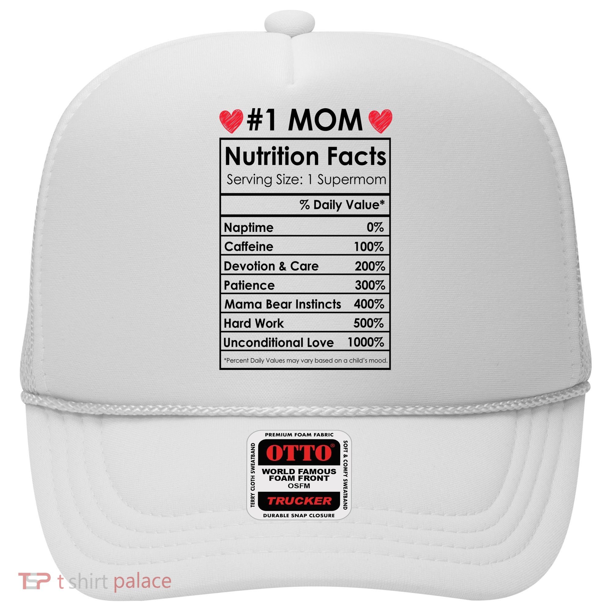 Best Mom Nutrition Facts Hat