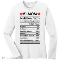 Best Mom Nutrition Facts Women's Long Sleeve Shirt thumb 0