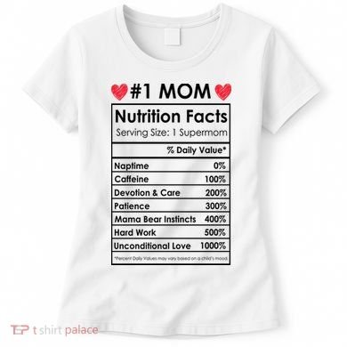 Best Mom Nutrition Facts Women's T-Shirt