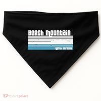 Beech Mountain North Carolina NC Retro Skiing Hiking USA-Made Doggie Bandana thumb 0