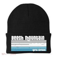 Beech Mountain North Carolina NC Retro Skiing Hiking Beanie thumb 0
