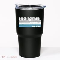 Beech Mountain North Carolina NC Retro Skiing Hiking Tumbler thumb 0