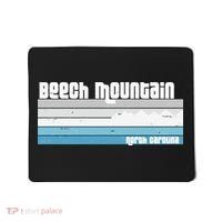 Beech Mountain North Carolina NC Retro Skiing Hiking Mousepad thumb 0