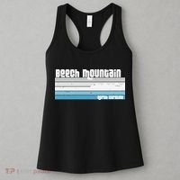 Beech Mountain North Carolina NC Retro Skiing Hiking Women's Tank Top thumb 3
