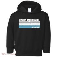 Beech Mountain North Carolina NC Retro Skiing Hiking Toddler Hoodie thumb 0
