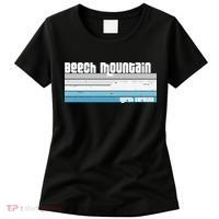 Beech Mountain North Carolina NC Retro Skiing Hiking Women's T-Shirt thumb 0
