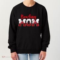 Bowling Mom Of A Bowler Mama Bowling Mother Bowler Mom Great Gift Women's Sweatshirt thumb 0