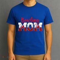 Bowling Mom Of A Bowler Mama Bowling Mother Bowler Mom Great Gift T-Shirt thumb 3