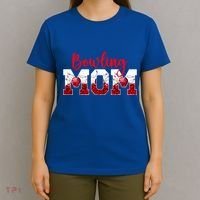 Bowling Mom Of A Bowler Mama Bowling Mother Bowler Mom Great Gift T-Shirt thumb 4