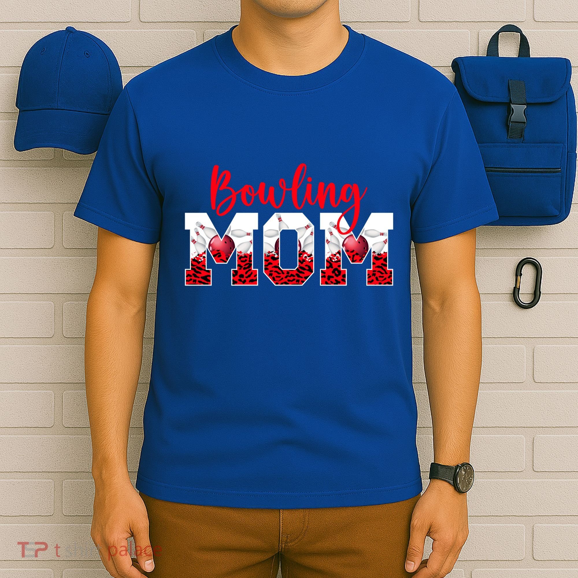 Bowling Mom Of A Bowler Mama Bowling Mother Bowler Mom Great Gift T-Shirt