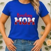 Bowling Mom Of A Bowler Mama Bowling Mother Bowler Mom Great Gift Women's T-Shirt thumb 2
