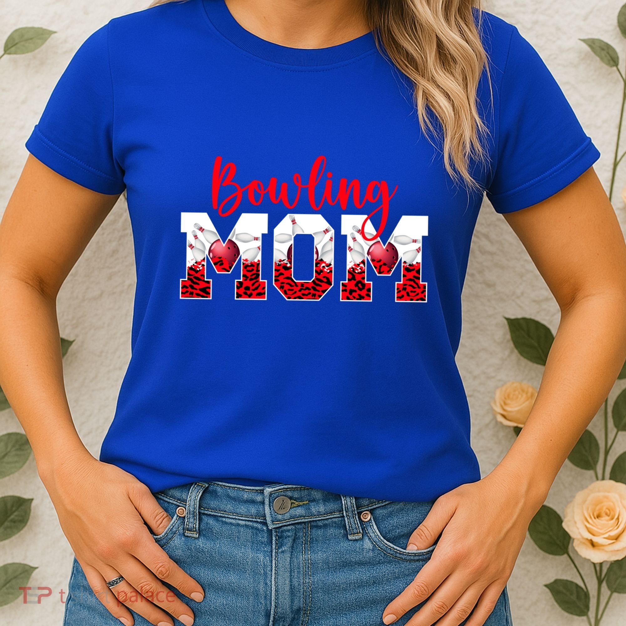 Bowling Mom Of A Bowler Mama Bowling Mother Bowler Mom Great Gift Women's T-Shirt