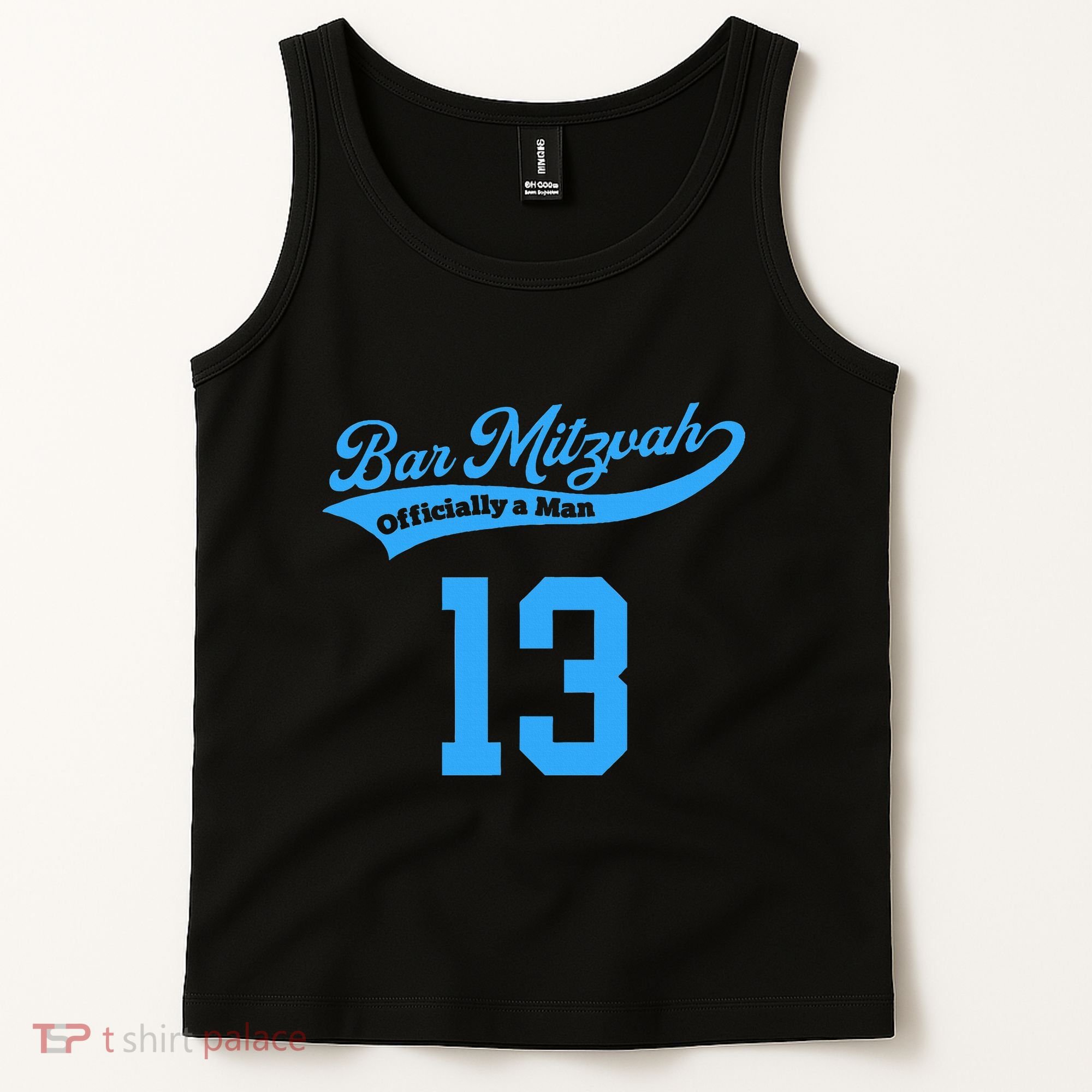 Bar Mitzvah Ofiicaly A Man Sports Baseball Tank Top