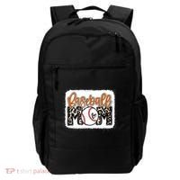 Baseball Mom Orange Leopard Baseball Mama Tank Top Backpack thumb 0
