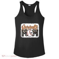 Baseball Mom Orange Leopard Baseball Mama Tank Top Ladies PosiCharge Competitor Racerback Tank thumb 0