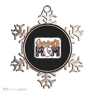 Baseball Mom Orange Leopard Baseball Mama Tank Top Ornament