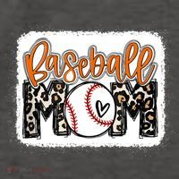Baseball Mom Orange Leopard Baseball Mama Tank Top Vector Backpack thumb 2