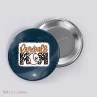 Baseball Mom Orange Leopard Baseball Mama Tank Top Button thumb 0