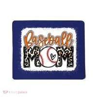 Baseball Mom Orange Leopard Baseball Mama Tank Top Mousepad thumb 0
