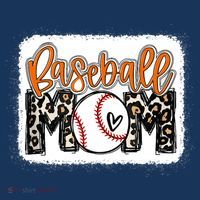 Baseball Mom Orange Leopard Baseball Mama Tank Top Mousepad thumb 1