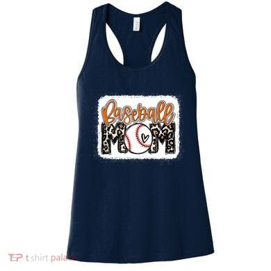 Baseball Mom Orange Leopard Baseball Mama Tank Top Women's Tank Top